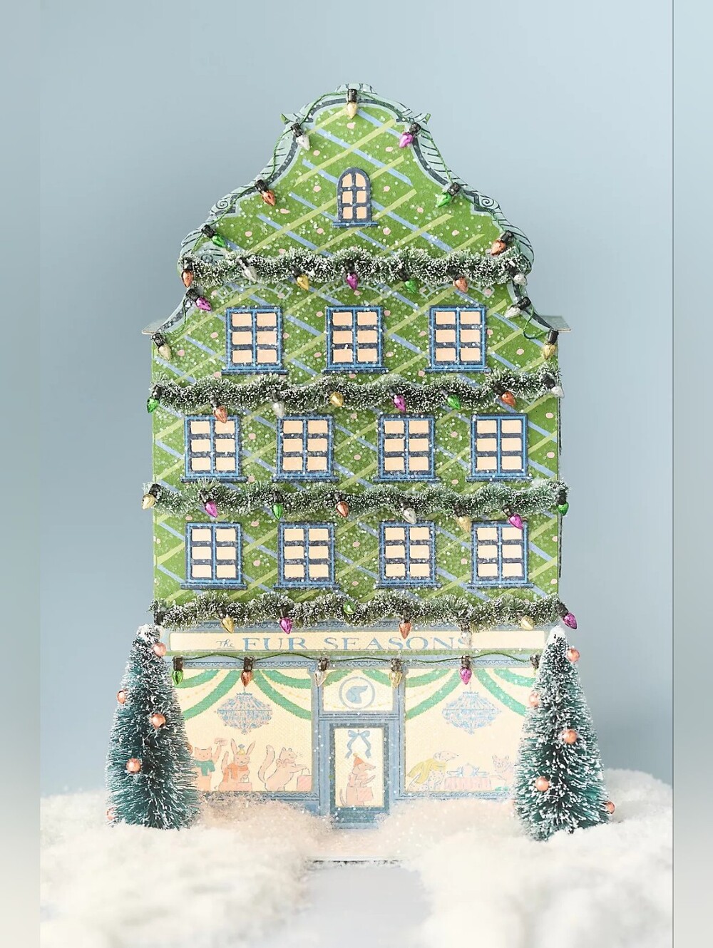 Anthropologie x Emily Taylor Light-Up Holiday House